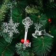 thumbnail image 1 of Ludlz Christmas Decoration Acrylic Snowflake Icicles Christmas Tree Icicle Snowflake with Crystal Line Ornaments Set for Christmas Party Decorations, 1 of 8