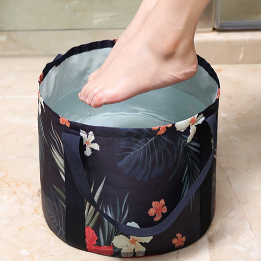 Ludlz Collapsible Foot Basin Portable Foot Bath Tubs Soaking Feet