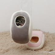 Ludlz Cotton Computer Mouse Shape Small Animal Pet Sugar Glider Hanging Cage Hamster Cage Bed Mini Pets House Hedgehog Nest Toys