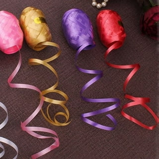Crafts Plastic Curling Ribbon 1inch & Length 10m Each Rolls : Pack of 10pcs