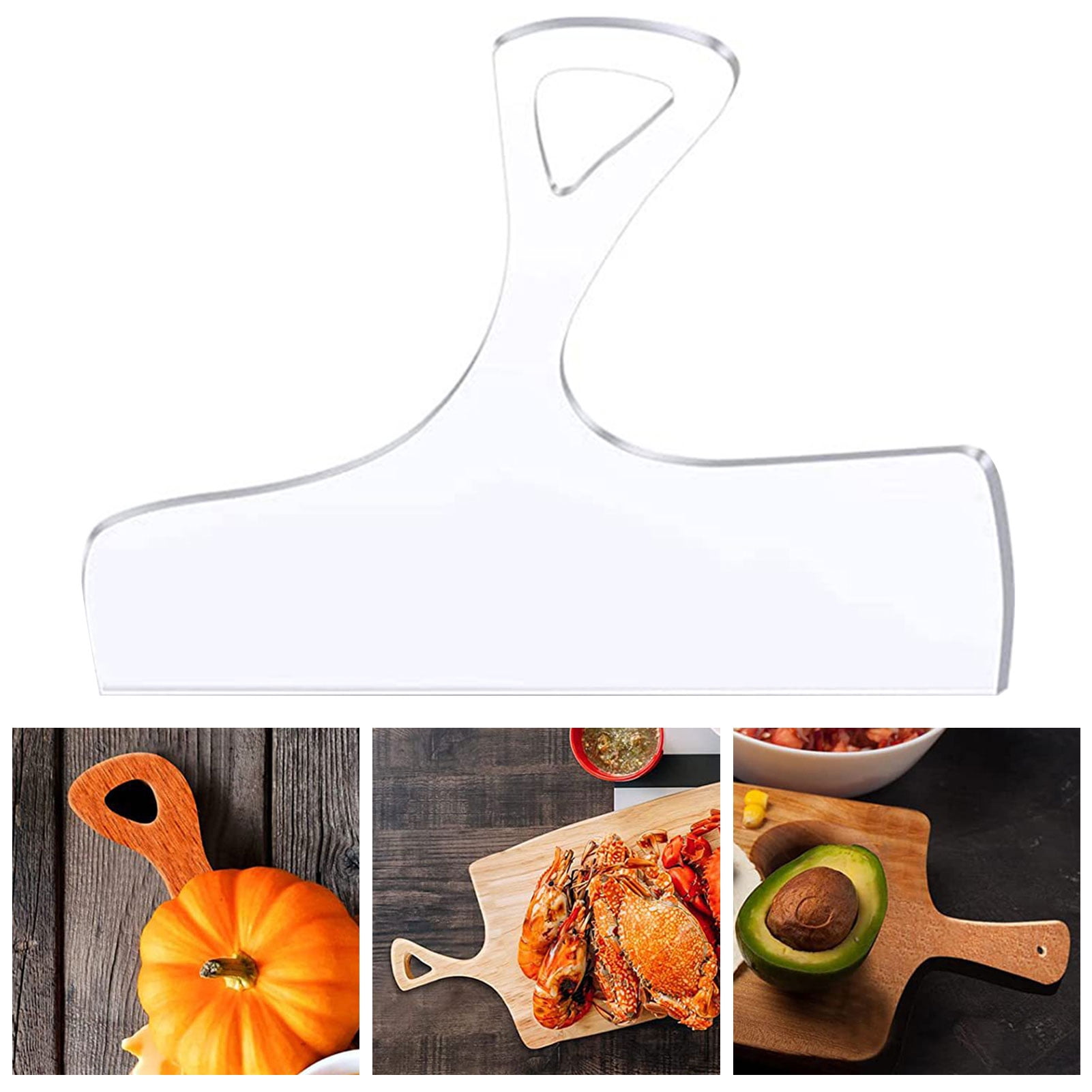 Ludlz Cutting Board Handle Template Transparent Reusable High Strength