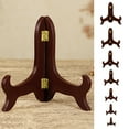 thumbnail image 1 of Ludlz Display Stand Foldable Exquisite Handmade Decorative Plate Stand Holder Picture Frame Display Rack Showcase Supplies, 1 of 7