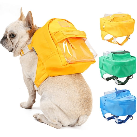 Ludlz Dog Pack, Backpack Durable Small Medium Dog Pack Exit for Camping Hiking Daily Walking