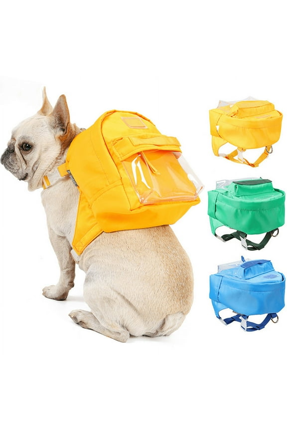 Ludlz Dog Pack, Backpack Durable Small Medium Dog Pack Exit for Camping Hiking Daily Walking