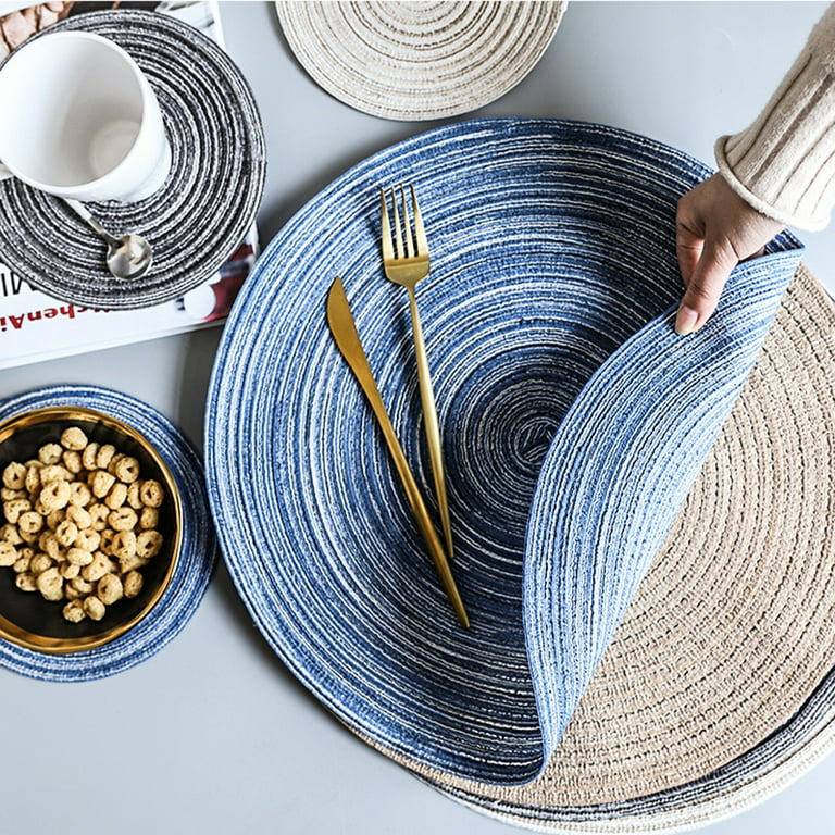 https://i5.walmartimages.com/seo/Ludlz-Elegant-Placemats-Woven-Vinyl-Placemat-Non-Slip-Heat-Resistant-Kitchen-Table-Mats-Easy-Clean-Round-Cup-Coasters-Insulated-Bowl-Plate-Mat-Non-sl_b2a4b653-eca5-40d7-af23-5f757f17167f.535757b5c12f1c0a4ae0710c802b9981.jpeg?odnHeight=768&odnWidth=768&odnBg=FFFFFF
