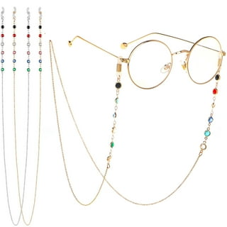 Vintage Glasses Chain Holder Non-Slip Beaded Eyeglass Chain