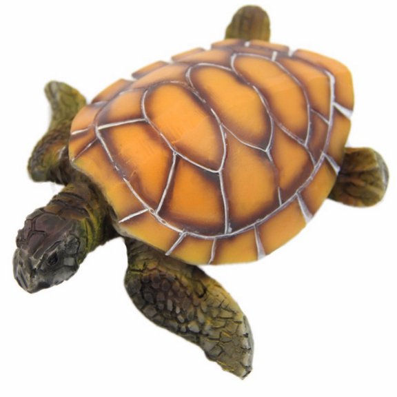 Ludlz Fake Aquarium Water Simulation Turtle Ornament Fish Tank Decor Tool Non-toxic