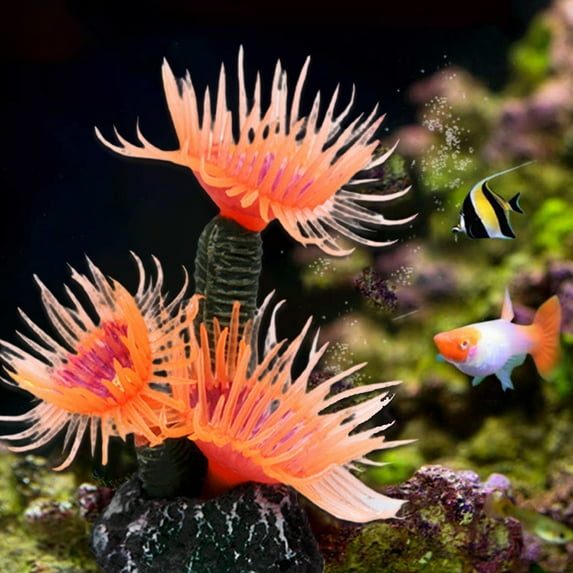 Ludlz Faux Coral Simulation Safe to Fish Fish Tank Decor Fish Tank Decorative Aquarium Ornament for Fish Tank