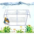 thumbnail image 1 of Ludlz Fish Breeding Box, Acrylic Fish Isolation Box with Suction Cups, Aquarium Acclimation Incubators for Baby Fishes Shrimp Clownfish and Guppy, 1 of 8