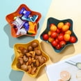thumbnail image 1 of Ludlz Five-pointed Star Fruit Plate Large Capacity Food Grade Plastic Multi-purpose Snack Fruit Nut Food Serving Tray Bowl Dish Holder Kitchen Supplies, 1 of 7