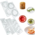 thumbnail image 1 of Ludlz Fondant Mold Hollow Butterflies Wreath Leaves Easy Release DIY Cake Decorating Tool Reusable Chocolate Candy Silicone Mould Kitchen Gadgets, 1 of 8