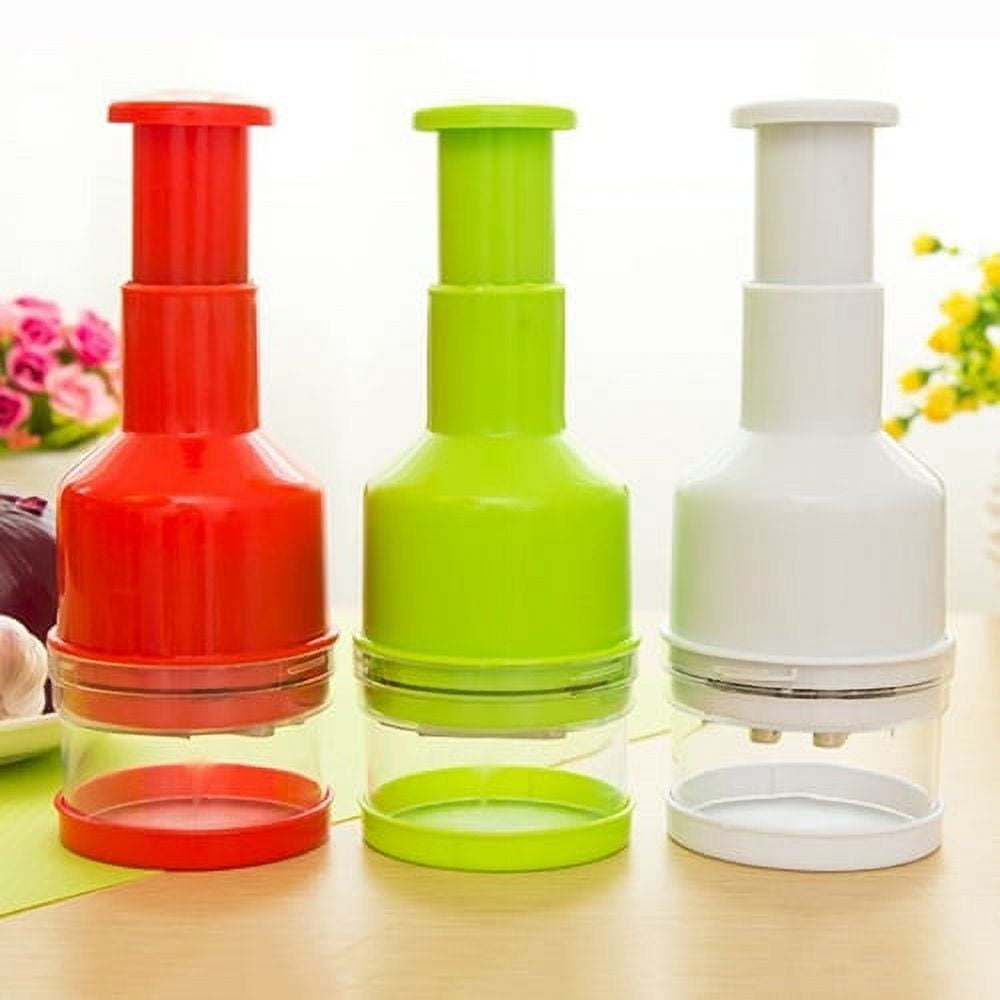 Bottle Style Kitchen Hand Chopper Dicer East To Clean Onion Chopper