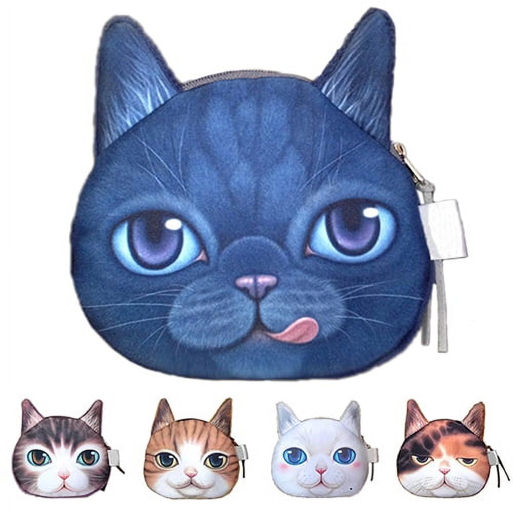 Grumpy Cat Face Shaped Grey Tabby Print Cross Body Shoulder Sling Bag –  DOTOLY