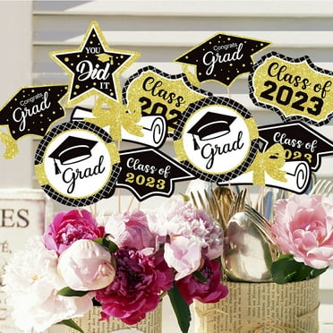 NEGJ 2024 Graduation Table Decorations Class Of 2024 Wooden Table Sign ...