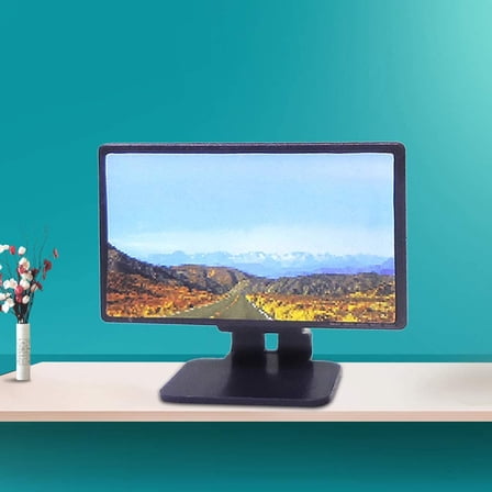 Ludlz Kids Realistic Miniature TV Television Model 1/12 Dollhouse Furniture Accessory