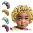 thumbnail image 1 of Ludlz Kids Sleep Cap Hair Scarf Girls Night Bonnet Head Wrap Floral Nightcap Adjustable, 1 of 6