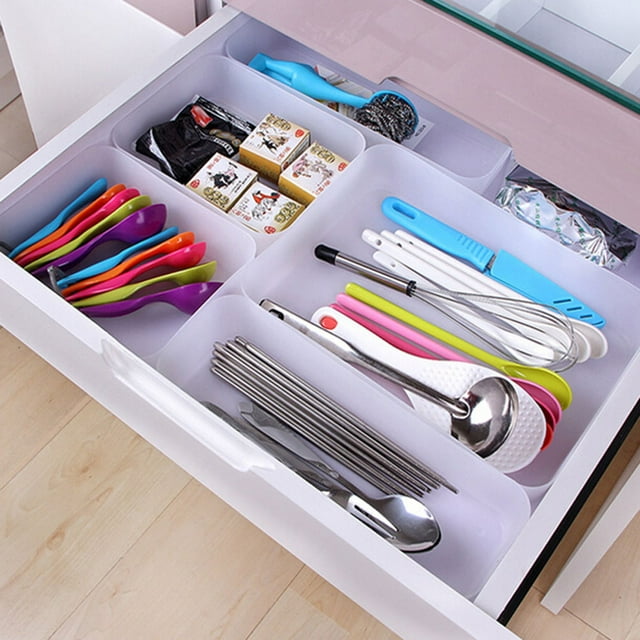 Ludlz Kitchen Drawer Organizer Expandable Silverware Organizer