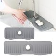 thumbnail image 1 of Ludlz Kitchen Sink Splash Guard Durable Easy Installation Silicone Faucet Handle Tray for Clean Organized Kitchen, 1 of 8