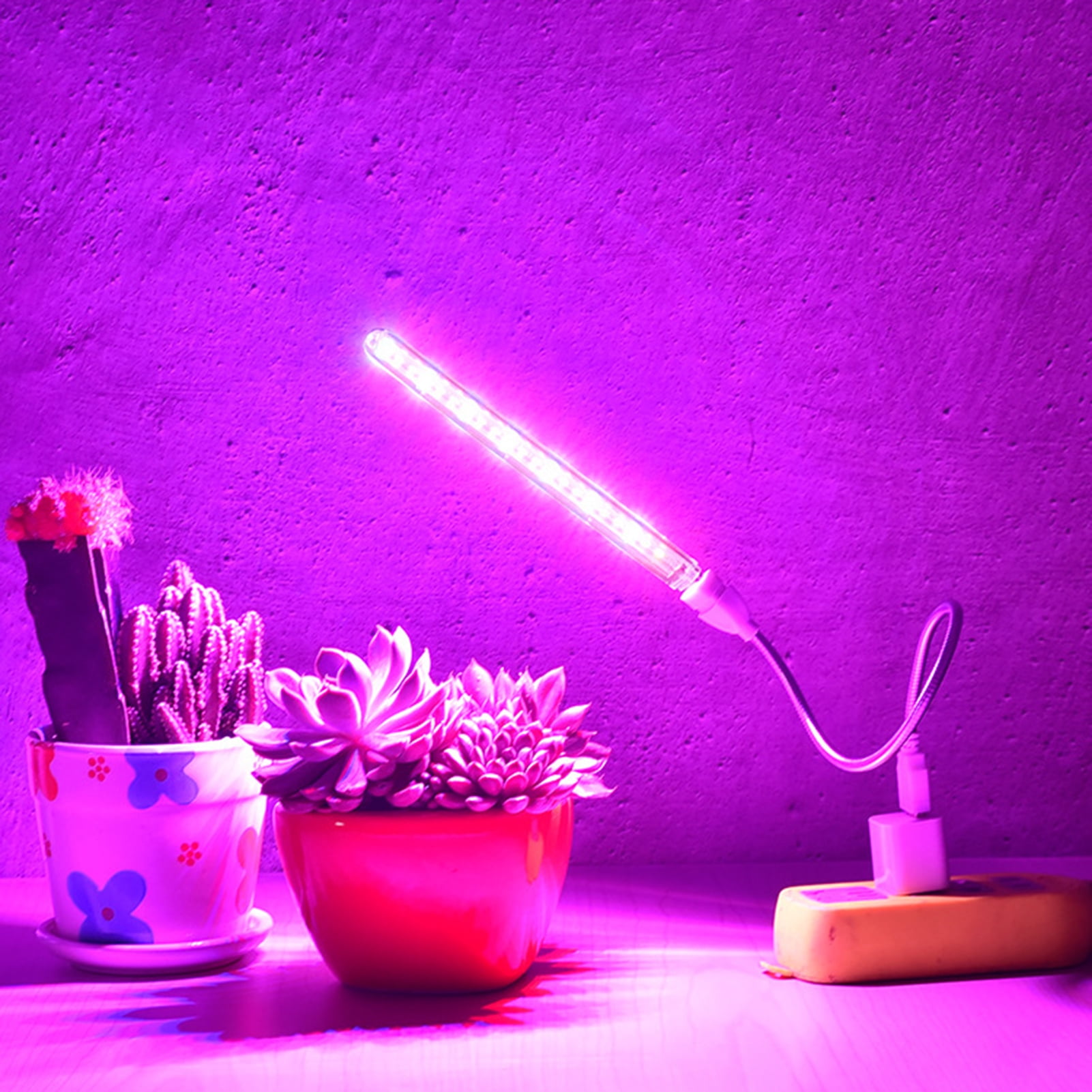 65W Full-Spectrum LED Grow Light - 5-Band Red/Blue/UV/IR/White for Indoor  Plant Growth