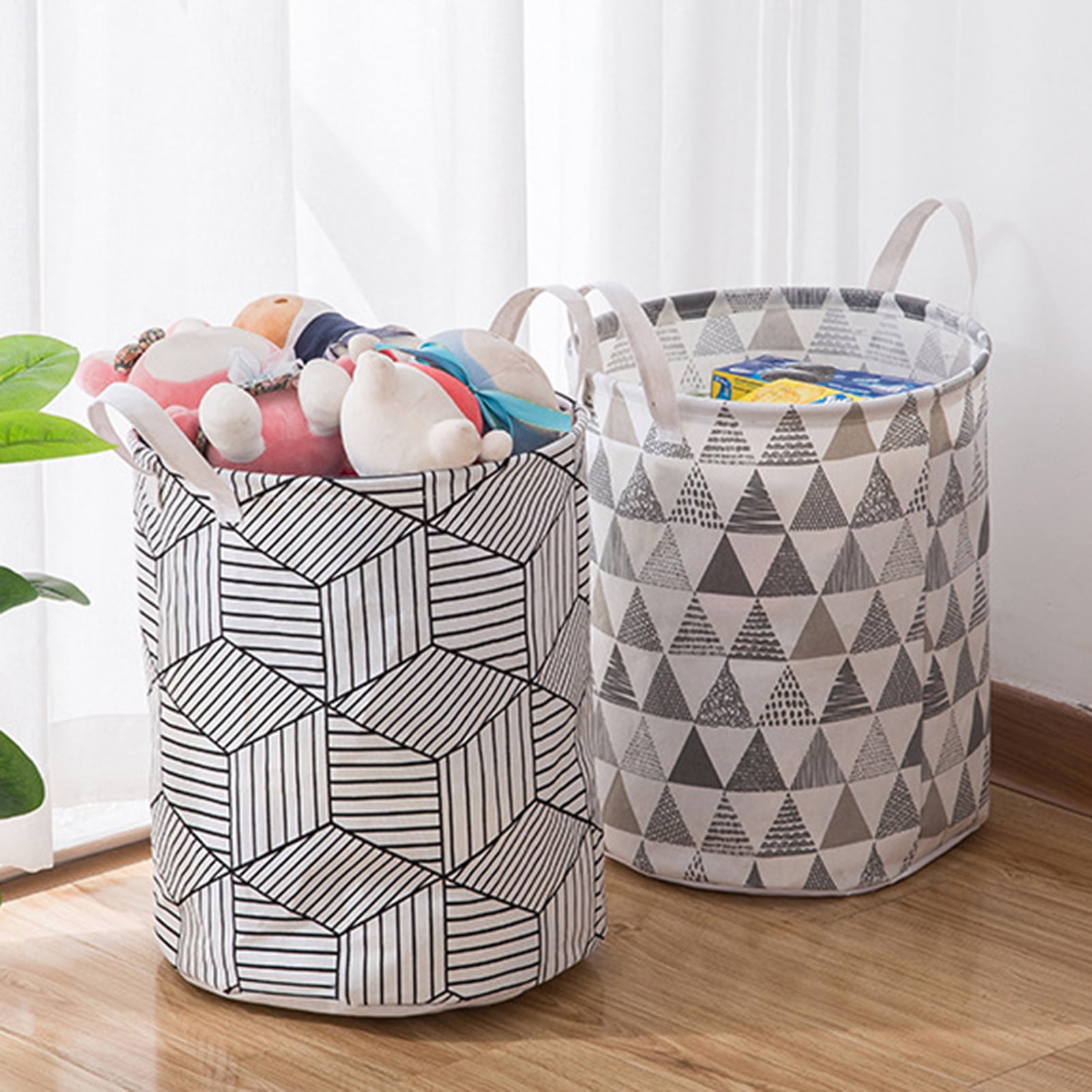 Large Laundry Basket ,Waterproof Laundry Hamper, Laundry Bag with Padded  Handles, Folding Washing Bin,Collapsible Laundry Basket - AliExpress