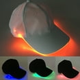 thumbnail image 1 of Ludlz Led Baseball Hat Luminous Cap Fashion Unisex Solid Color Christmas Party Peaked Adjustable Sports Travel Glow Caps Sun at Night Stage, 1 of 6