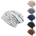 thumbnail image 1 of Ludlz Men Women Fashion Hip-Hop Warm Winter Cotton Letter Ski Beanie Skull Cap Hat, 1 of 6