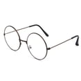 thumbnail image 1 of Ludlz Metal Frame Round Glasses Clear Lens Glasses Lightweight Circle Eyeglasses for Women Men, 1 of 7