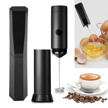 Ludlz Milk Frother Handheld, Electric Foam Maker for Coffee, Mini Milk Foamer Drink Mixer Electric Milk Frother Egg Beater Handheld Drink Mixer Coffee Foamer Maker Tool