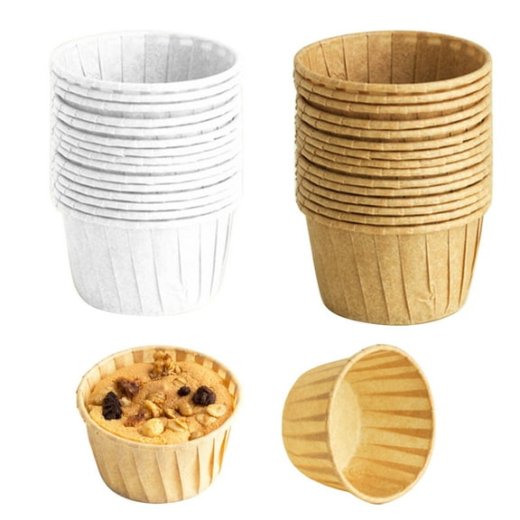 Ludlz Mini Foil Baking Cups Gold, 50-Count Bright Foil Paper Gold Cupcake Liners Mini Size Baking Cupcake Cake Liner Wrappers Paper Cup Tray Muffin Dessert Holder