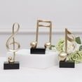thumbnail image 1 of Ludlz Mini Musical Note Model Figure Resin Craft Desktop Piano Ornament Home Decor, 1 of 6