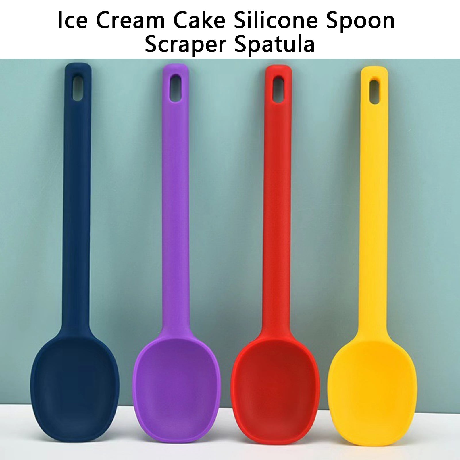 Ludlz Mixing Spoon Heat Resistant Integrate Handle Universal Ice Cream ...