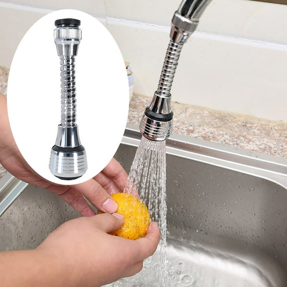 Ludlz Moveable Kitchen Tap Head Perfect Kitchen Water Spray 360 Degree Rotate Faucet Deluxe Internal Thread Nozzle Filter Adapter Water Saving Bubbler Connector Swivel Tap