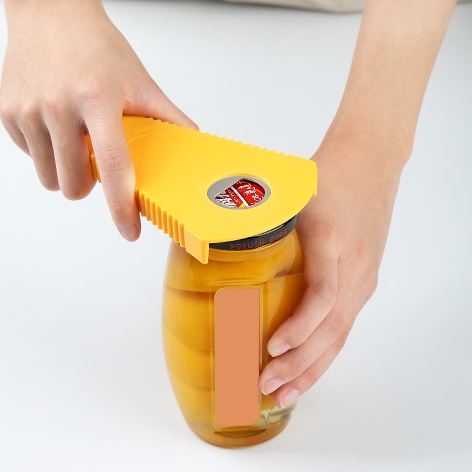 Creative Can Opener Under The Cabinet Self-adhesive Jar Bottle Opener Top  Lid Remover Wet Grip Jar Opener - AliExpress