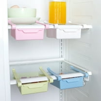 Ludlz Multifunction Refrigerator Drawer Fridge Storage Box Rack Shelf Holder Slide Fridge Organizer Kitchen Accessory Kitchen Freezer Fridge Slide Drawer Space Saver Shelf