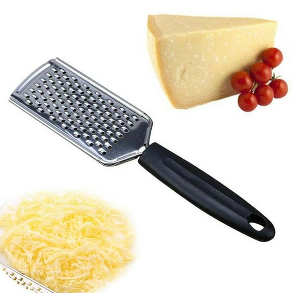 Ludlz Multipurpose Grater - Cheese, Citrus, Lemon, Lime, Ginger, Chocolate, Fruits, Grip Handle, Stainless Steel Fine Blades with Protector, Hand-held Kitchen Tool, Dishwasher Safe