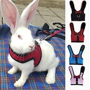StarBay Rabbit Harness Gentleman Vest Design Walking Fabric Pet Leashes ...