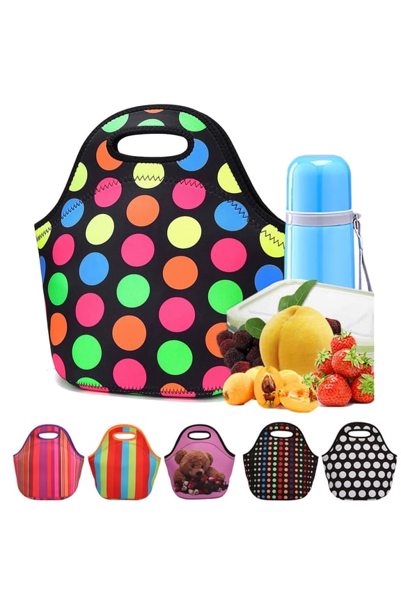 Neoprene Lunch Bags Insulated Lunch Box Tote for Work Picnic Lightweight Meal Prep Bags for Men Women Durable and Waterproof