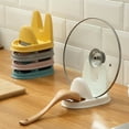 thumbnail image 1 of Ludlz Non-slip Spoon Fork Spatula Stand Storage Rack Pot Lid Holder Kitchen Utensil Food Safe Spoon Rest & Utensil Holder for Stove Top, Spoons, Ladles, Tongs, 1 of 2