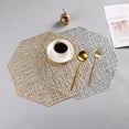 thumbnail image 1 of Ludlz Octagon Hollow Anti-Slip Heat Insulated Cup Mug Pad Coaster Bowl Plate Place Mat, 1 of 6
