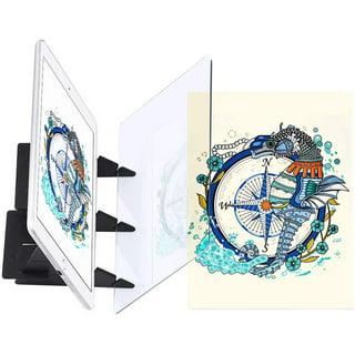 Easy To Paint Sketch Assistant Painting Stand Optical Drawing Projector  Painting Tracing Board Optical Image Drawing Board Sketch Reflection  Dimming Bracket Painting Mirror Plate
