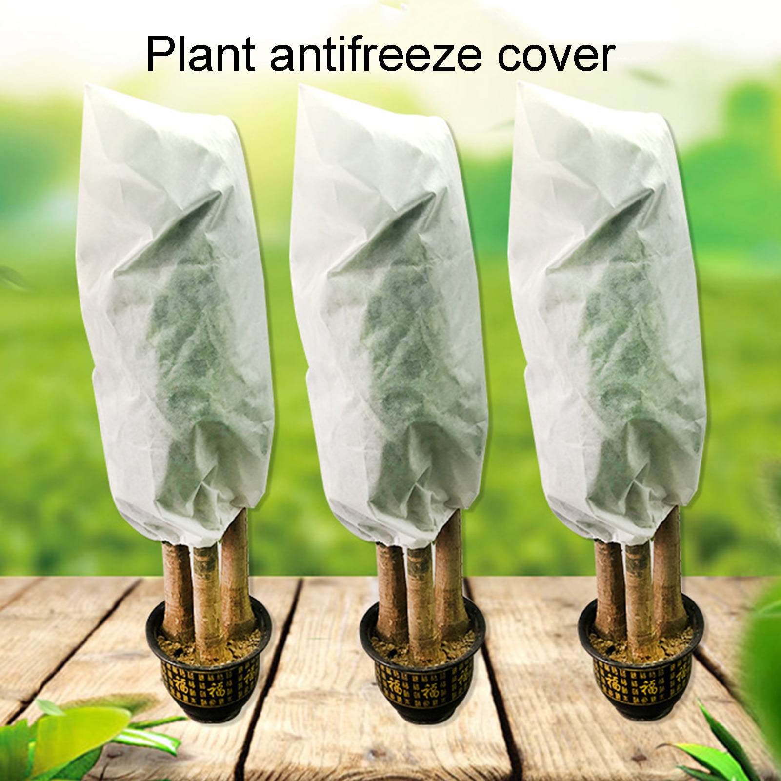 Ludlz Outdoor Winter Plant Covers Warm Plant Protection Cover Bags