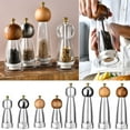 thumbnail image 1 of Ludlz Pepper Grinder Transparent Thickness Adjustable 6/8 Inches Handheld Manual Spice Masher Salt Shaker Kitchen Gadget, 1 of 8