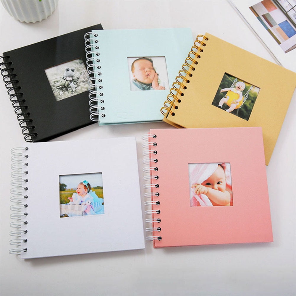 NeweggBusiness - Self Adhesive Stick Photo Album Magnetic Scrapbook DIY  Anniversary Memory Book for Baby Wedding Family Albums Holds 3x5 4x6 5x7  6x8 8x10 Photos Red Large
