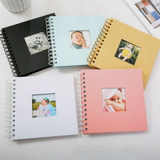 Bastex Small Scrapbook. Kraft Hardcover Photo Album, Fits 4x6 Inch Photos.  Perfect for DIY Hand Made Scrap Booking, Our Adventure Book, Memory Albums