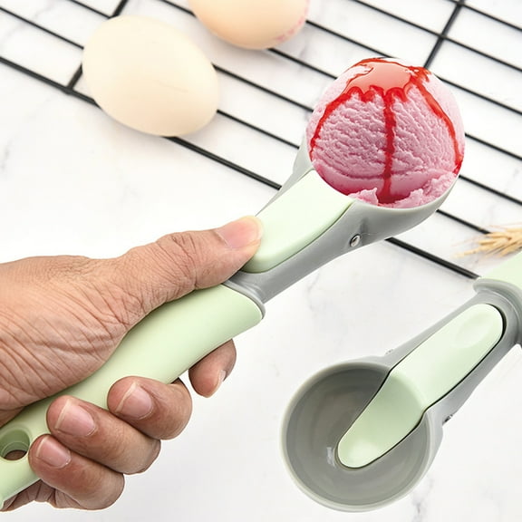 Ludlz Plastice Ice Cream Scoop Meat Ball Maker Watermelon Melon Baller Kitchen Tool