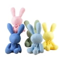 thumbnail image 1 of Ludlz Plush Toy Cute Rabbit Soft Comfortable PP Cotton Boys Girls Cartoon Stuffed Bunny Doll Sleeping Toy for Household, 1 of 8