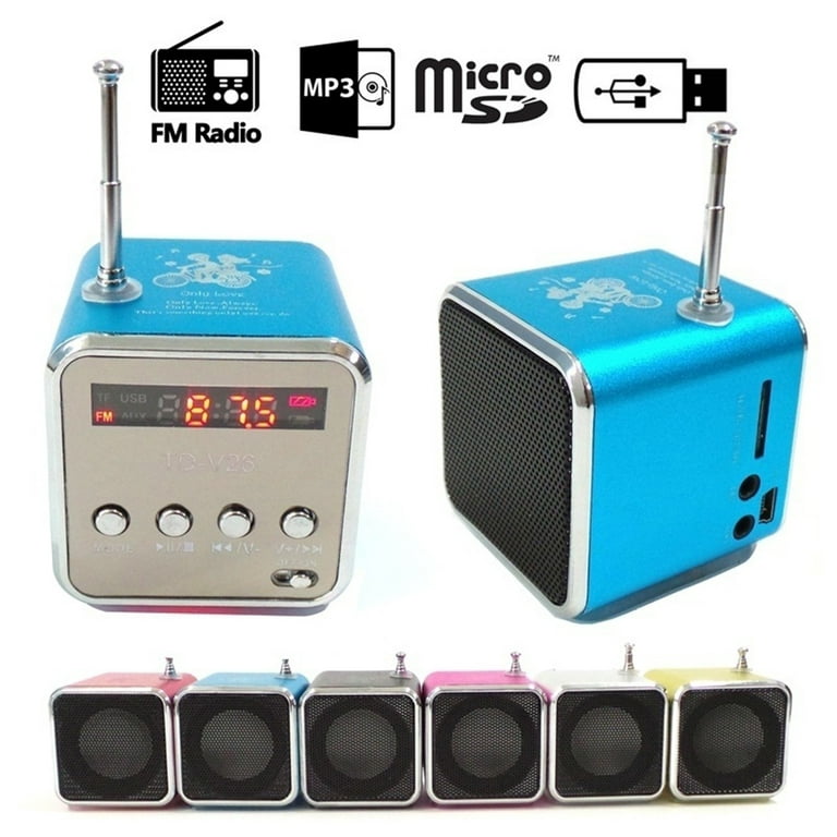 Mini Radio Universal Portable AM FM Mini Radio Stereo Speakers Receiver  Music Player – Yaxa Guatemala