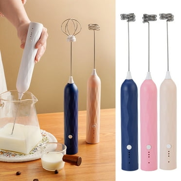 Ludlz Powerful Electric Handheld Milk Frother USB Charging Adjustable Speeds Electric Egg Whisk Home Supply
