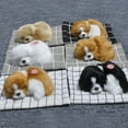 thumbnail image 1 of Ludlz Realistic Sleeping Dog Plush Doll Sound Mat Home Car Cashboard Decoration Gift, 1 of 2