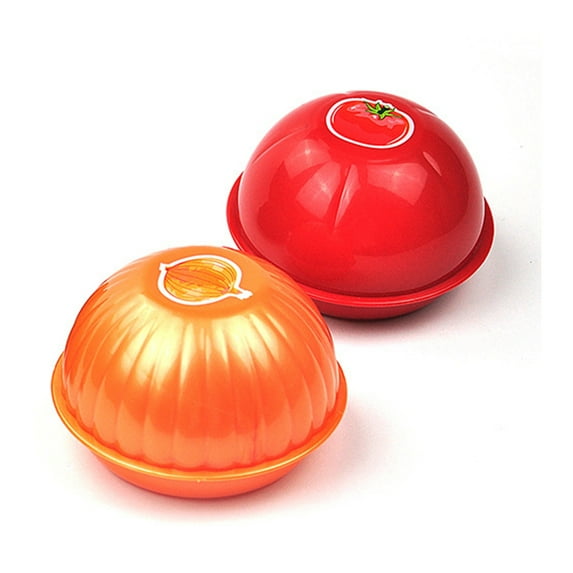 Ludlz Red Plastic Vegetable Food Storage Container